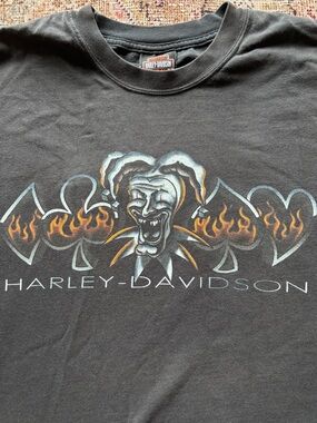 Harley-Davidson Space Coast Palm Bay Florida Joker Graphic Tee Black Biker Tee